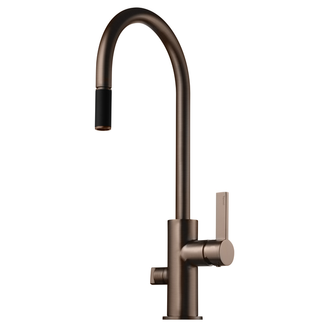 KÖKSBLANDARE ARM885 UTDRAGBAR UTDRAGBAR PIP DM-AVST BRONZE | Beijerbygg Byggmaterial